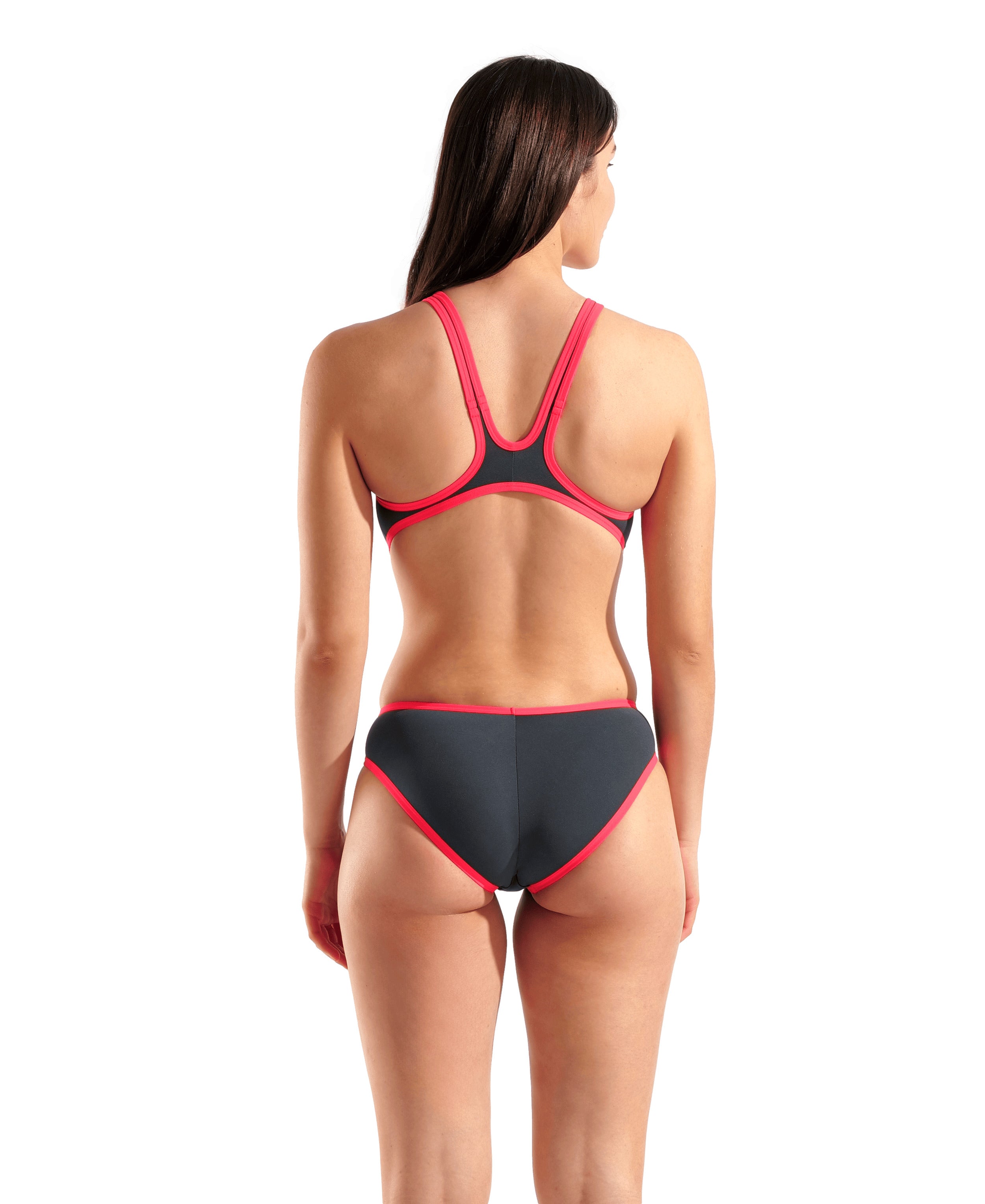 ARENA Woman One Piece ONE BIGLOGO 001198 540 Ashpalt Fluo Red ARENA Woman One Piece ONE BIGLOGO 001198 540 Ashpalt Fluo Red