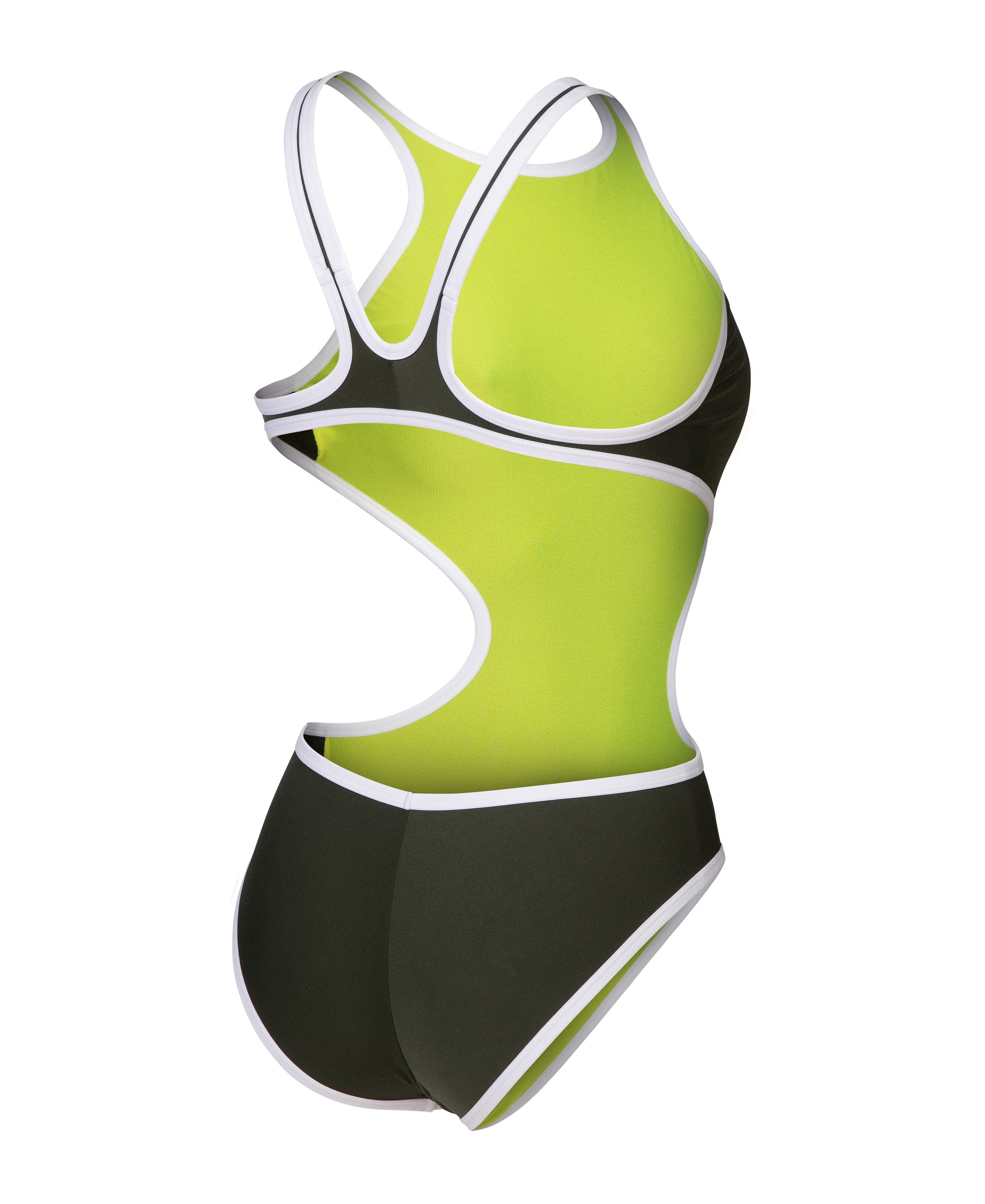 ARENA Woman One Piece ONE BIGLOGO 001198 611 Dark Sage-White ARENA Woman One Piece ONE BIGLOGO 001198 611 Dark Sage-White