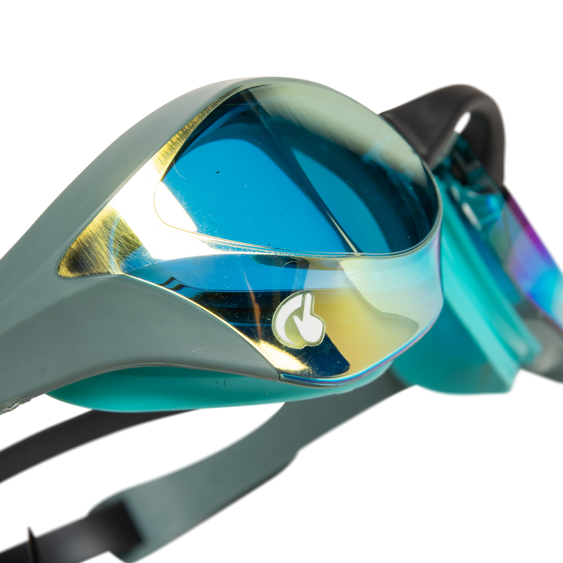 ARENA Goggles COBRA ULTRA SWIPE MIRROR Aqua Sage Peacock 002507 180