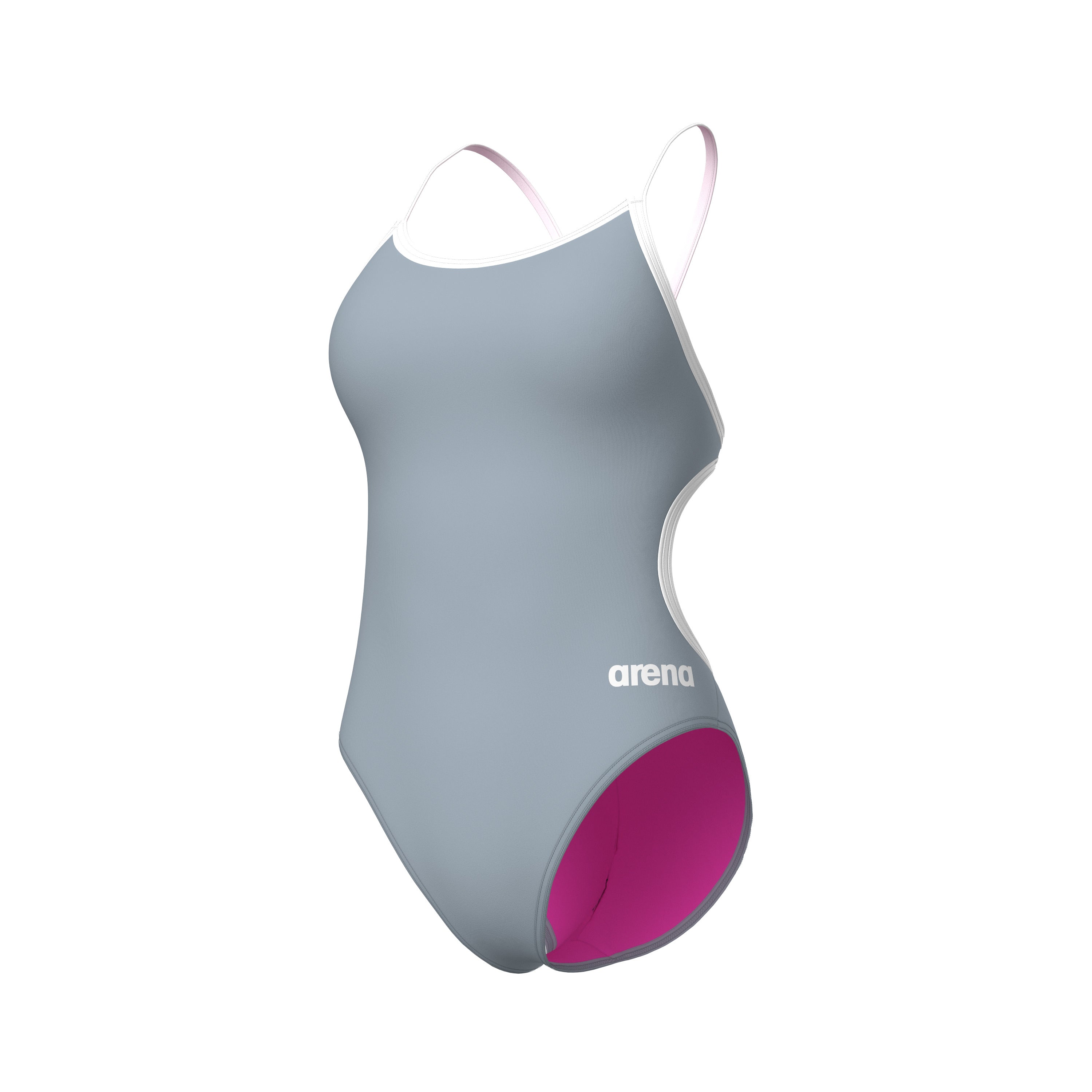 ARENA WOMEN'S Swimsuit Lace Back Solid Sea Foam White 004651 590 ARENA WOMEN'S Swimsuit Lace Back Solid Sea Foam White 004651 590