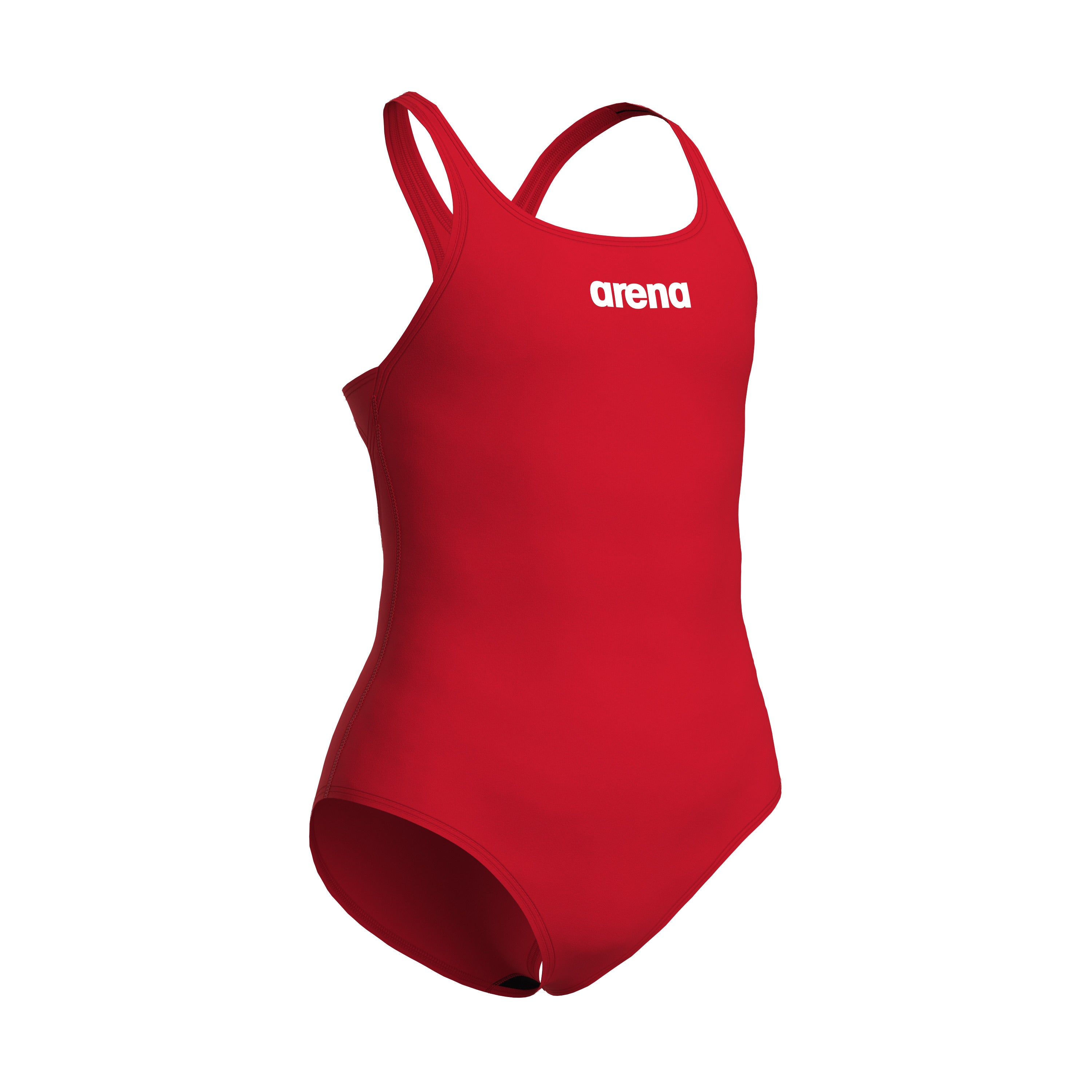 ARENA Girls's Team Swim PRO SOLID Red-White 004762 450 ARENA Girls's Team Swim PRO SOLID Red-White 004762 450