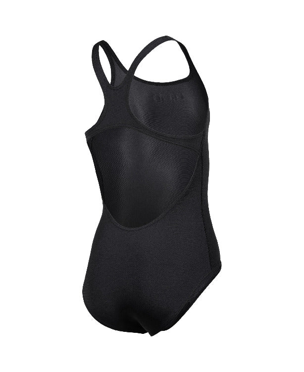 ARENA Girls's Team Swim PRO SOLID Black-White 004762 550