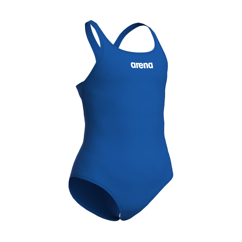 ARENA Girls's Team Swim PRO SOLID Royal-White 004762 720