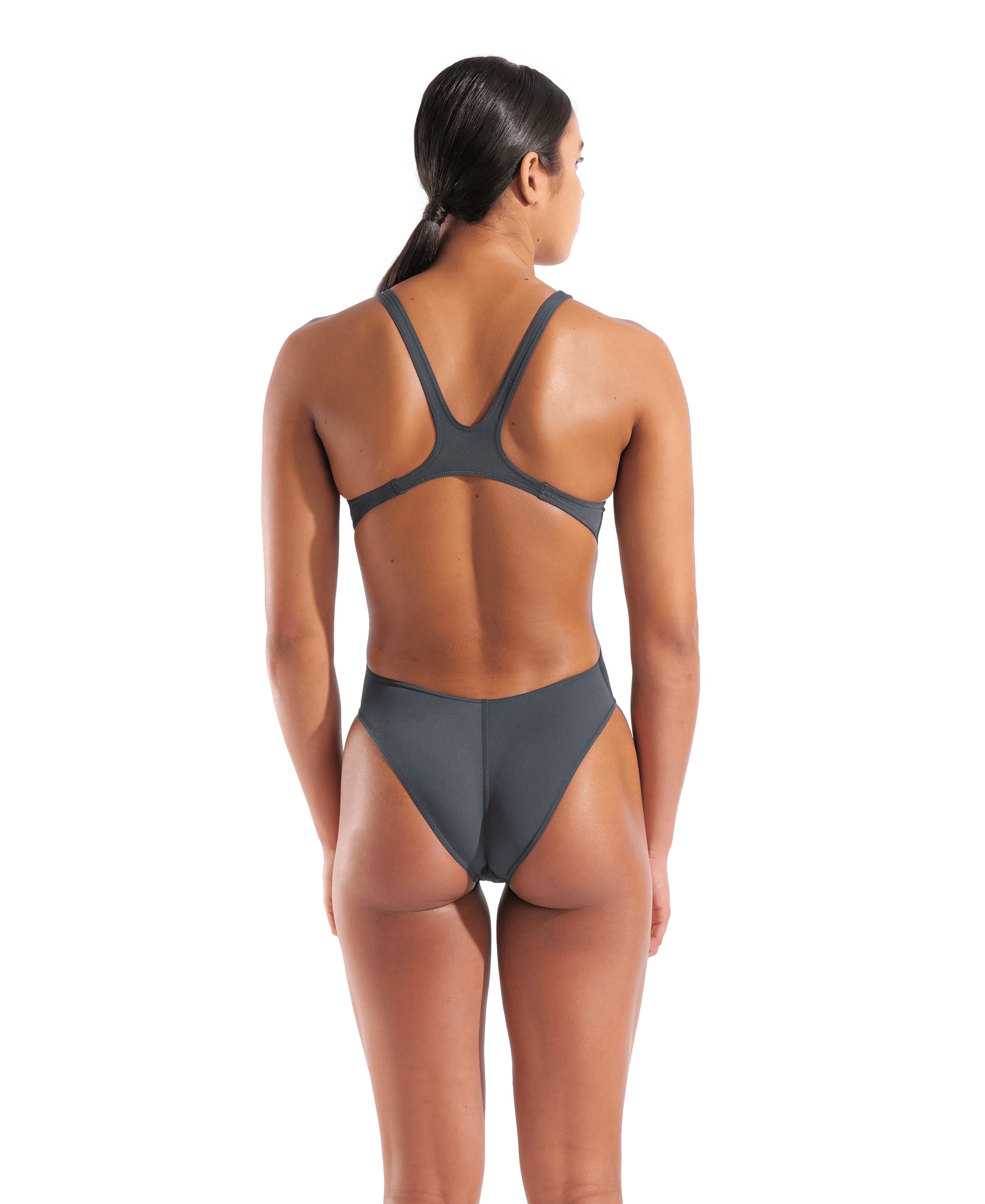 ARENA 004763 Women s Team Swimsuit Tech SolidAsphalt Bright Coral 004763 504 ARENA 004763 Women s Team Swimsuit Tech SolidAsphalt Bright Coral 004763 504