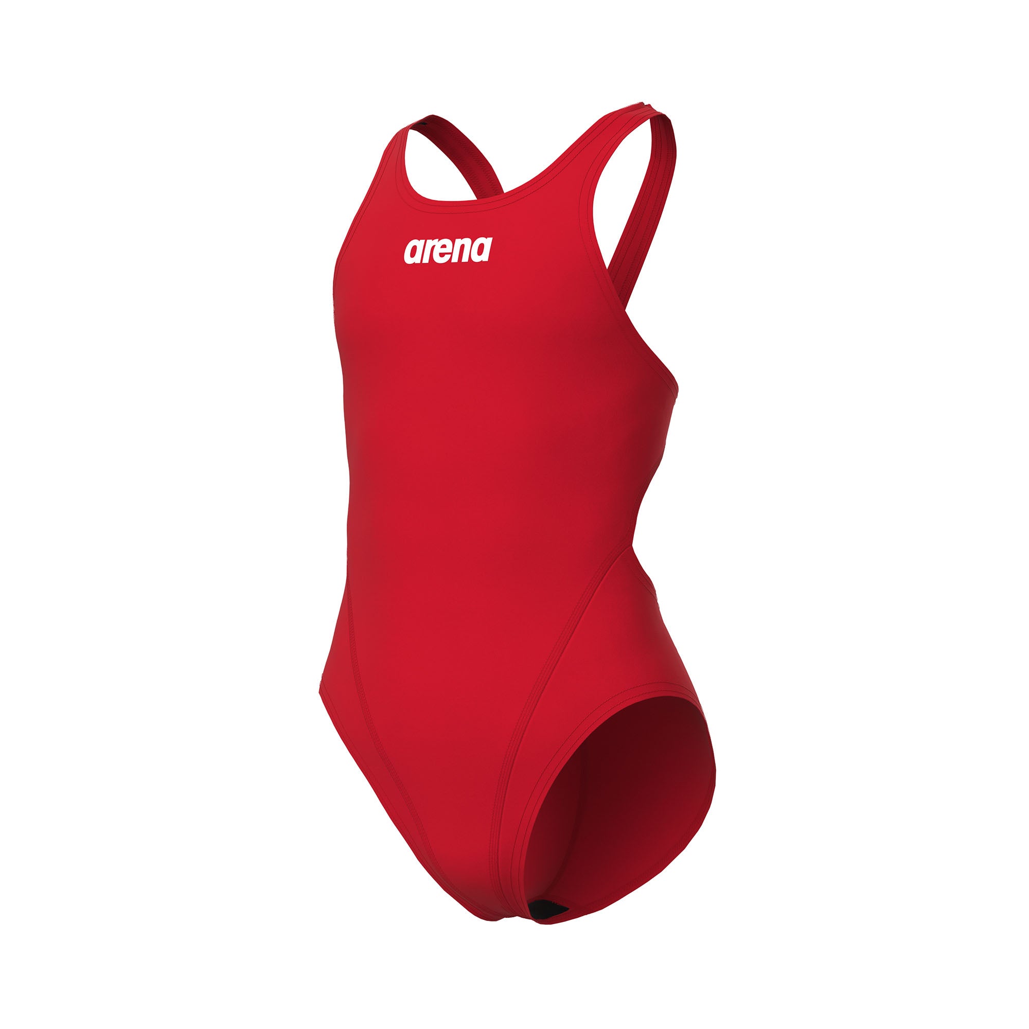 ARENA Girls's Team Swim TECH SOLID Red-White 004764 450 ARENA Girls's Team Swim TECH SOLID Red-White 004764 450