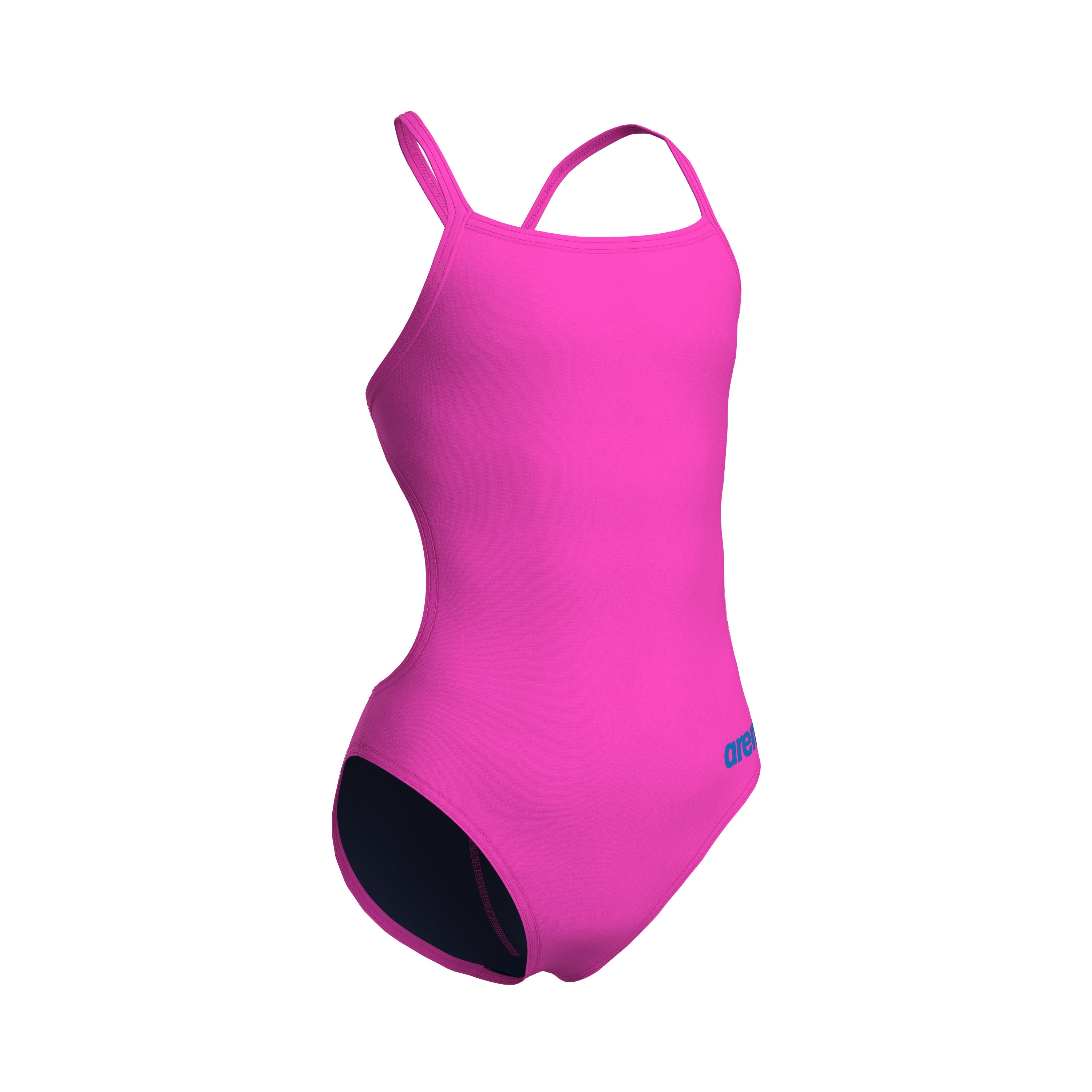 ARENA Girl One-Piece TEAM CHALLENGE SOLID Shocking Pink Blue River 004765 908 ARENA Girl One-Piece TEAM CHALLENGE SOLID Shocking Pink Blue River 004765 908