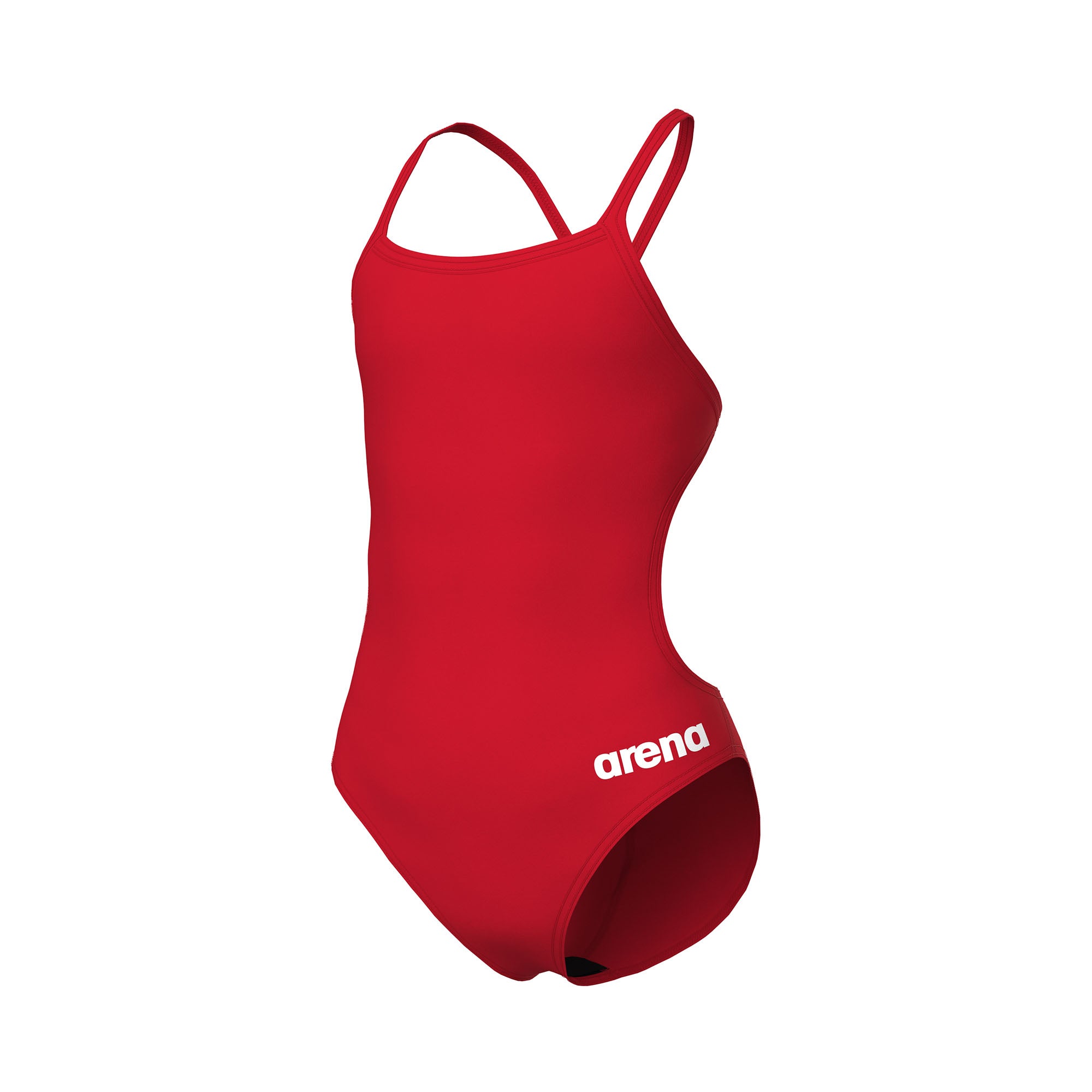 ARENA Girl One-Piece TEAM CHALLENGE SOLID Red-White 004765 450 ARENA Girl One-Piece TEAM CHALLENGE SOLID Red-White 004765 450