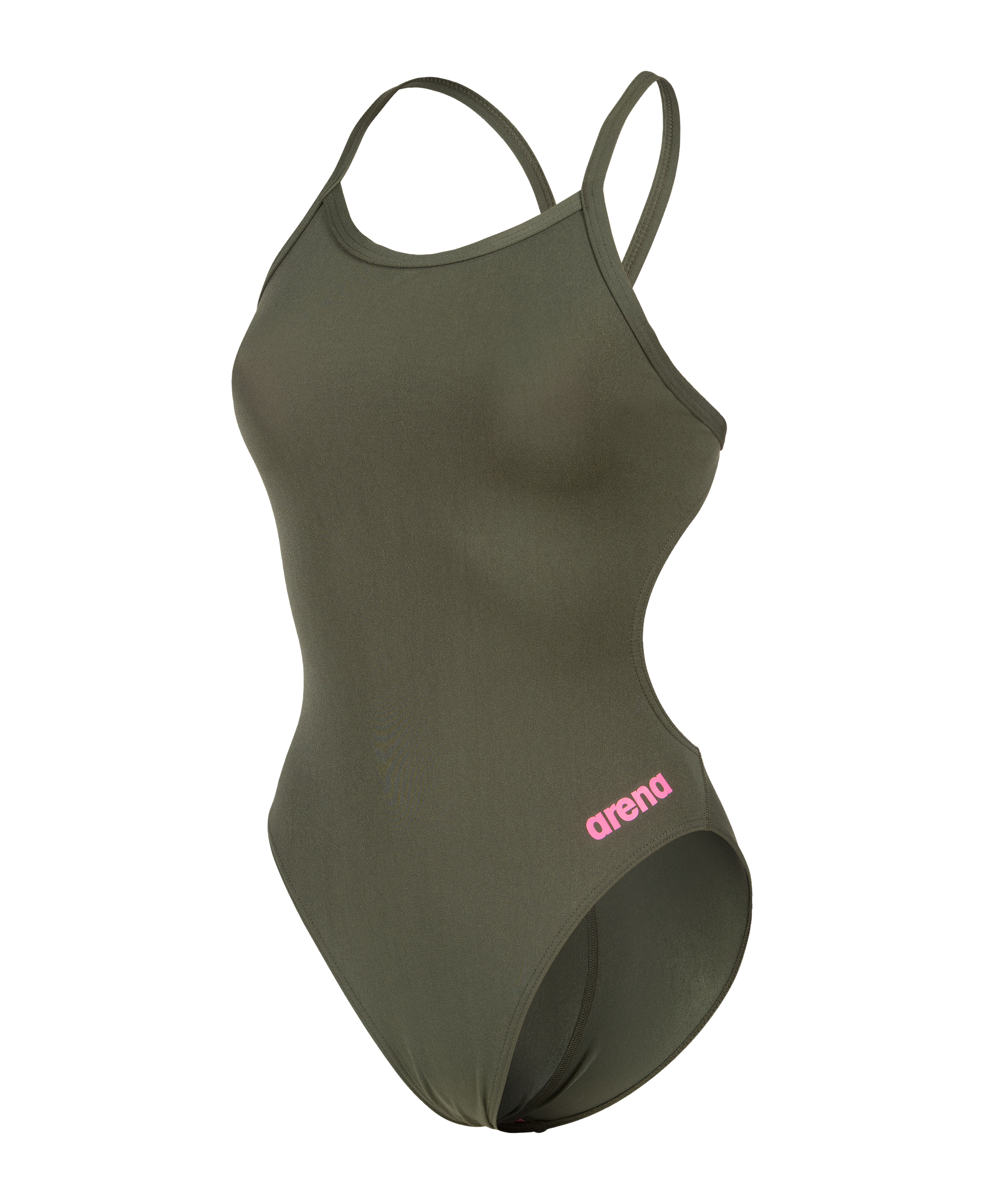 ARENA WOMEN'S TEAM Swimsuit Swim TECH Solid Dark Sage Shocking Pink 004766 609 ARENA WOMEN'S TEAM Swimsuit Swim TECH Solid Dark Sage Shocking Pink 004766 609