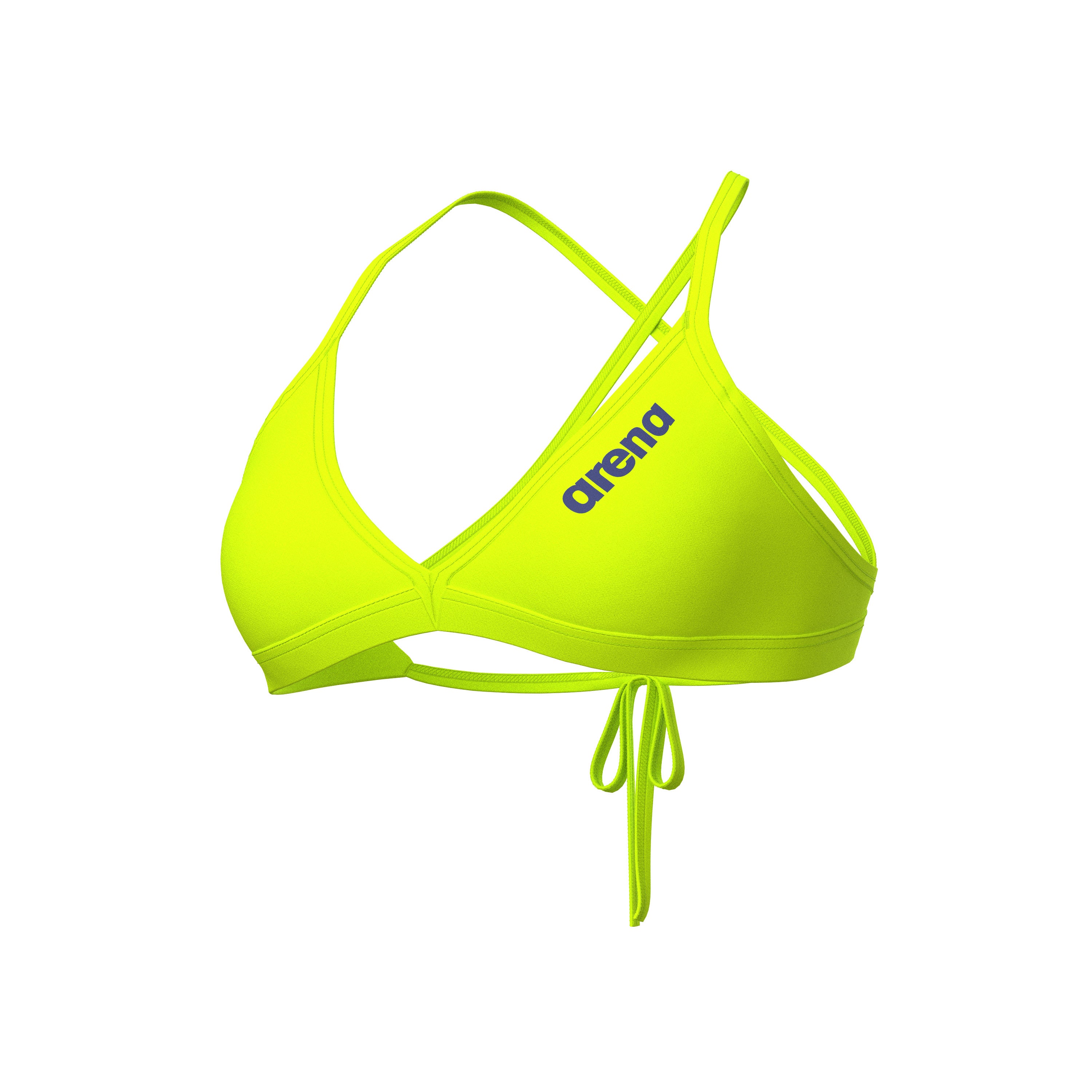 Arena Tie Back Solid donna Swim Top 004768 688 Artic Lime Future Dusk Arena Tie Back Solid donna Swim Top 004768 688 Artic Lime Future Dusk