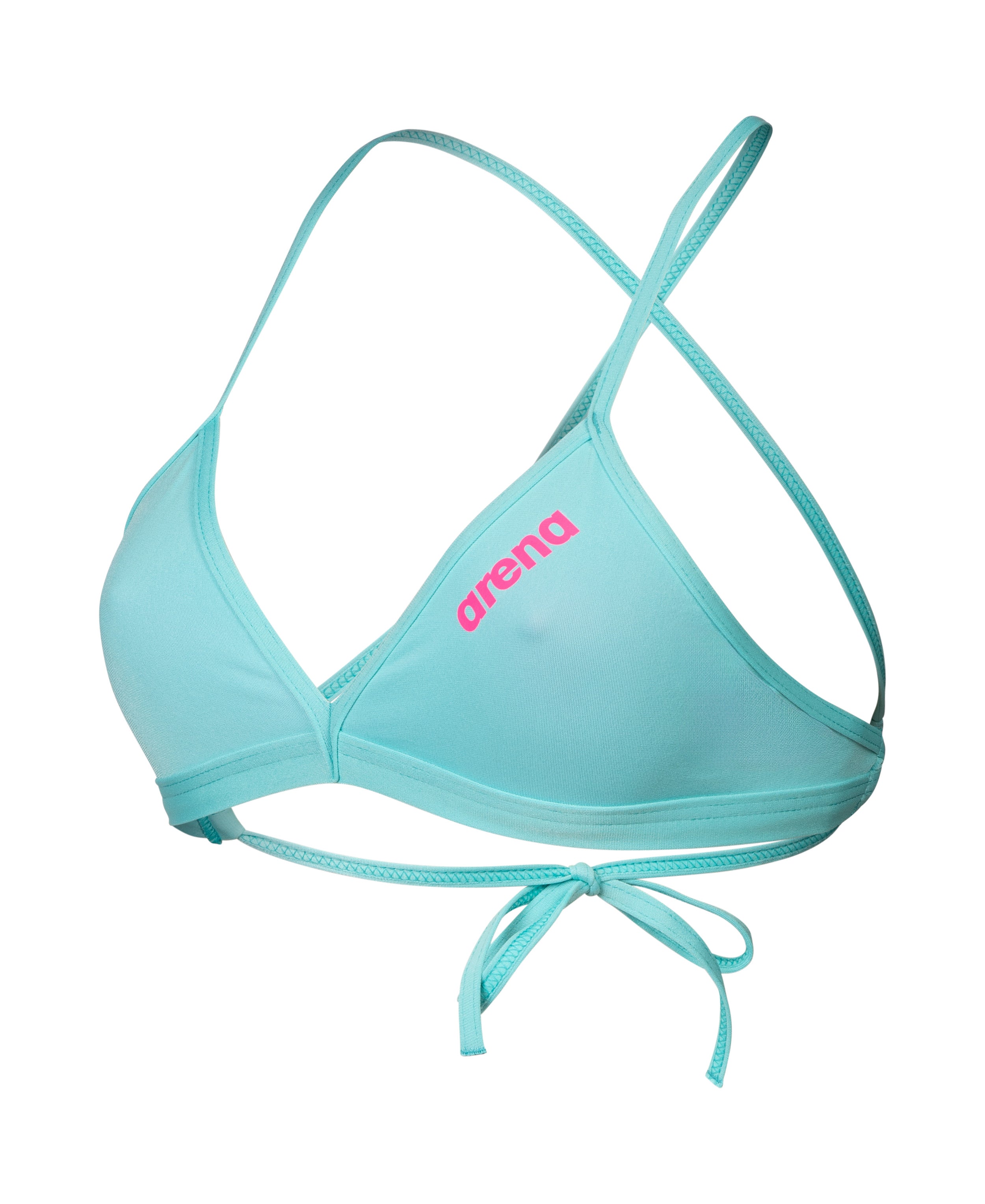 Arena Tie Back Solid donna Swim Top 004768 890 Water Shocking Pink Arena Tie Back Solid donna Swim Top 004768 890 Water Shocking Pink