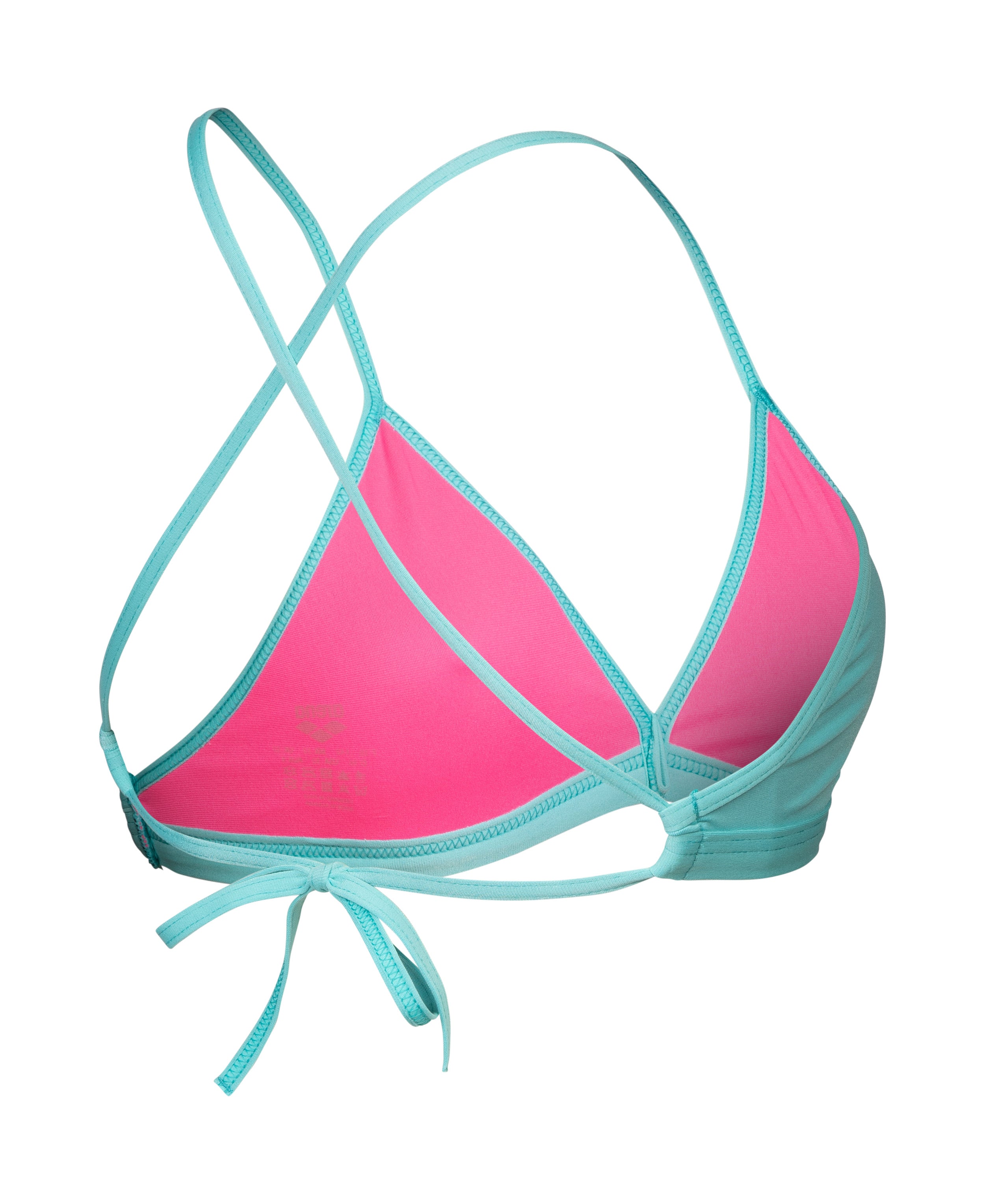 Arena Tie Back Solid donna Swim Top 004768 890 Water Shocking Pink Arena Tie Back Solid donna Swim Top 004768 890 Water Shocking Pink