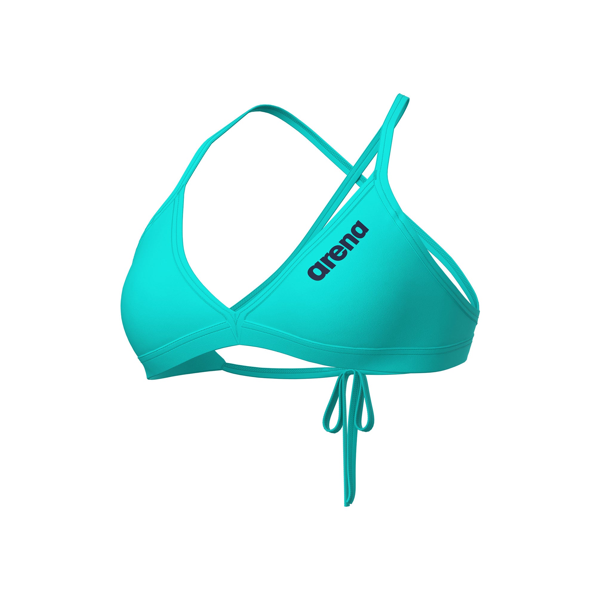 ARENA Woman Tie Back SOLID SWIM TOP Water 004768 850 ARENA Woman Tie Back SOLID SWIM TOP Water 004768 850