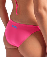 ARENA Woman Team SWIM BOTTOM SOLID  Shocking Pink Blue River 004769 908