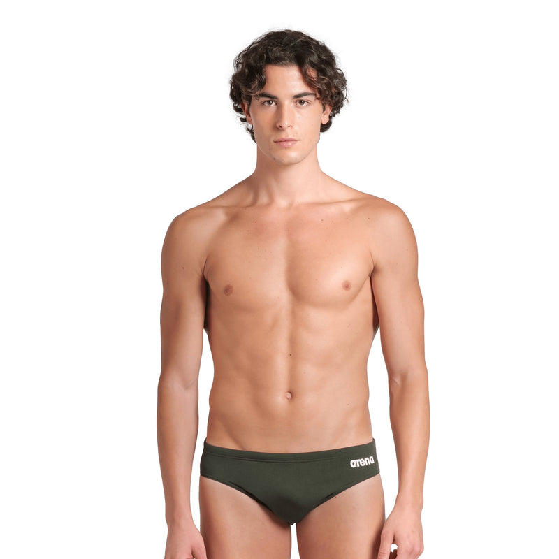 ARENA Man' s Brief TEAM SOLID Dark Sage White 004773 660
