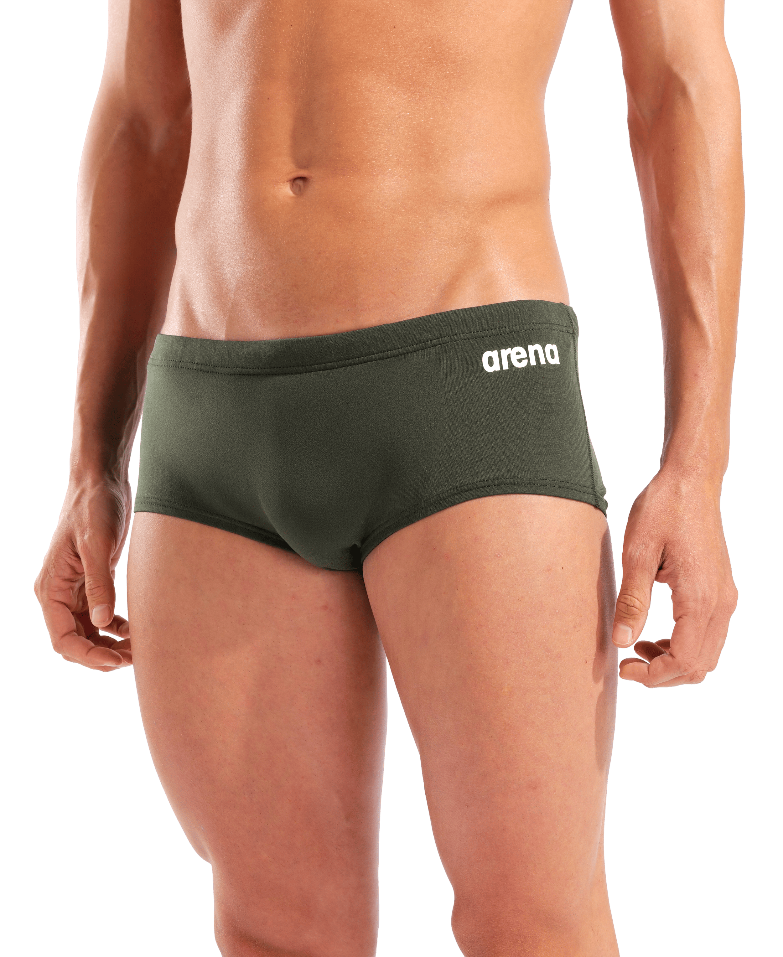 ARENA Men's Team Swim Low Waist SHORT Solid 004775 660 Dark Sage ARENA Men's Team Swim Low Waist SHORT Solid 004775 660 Dark Sage