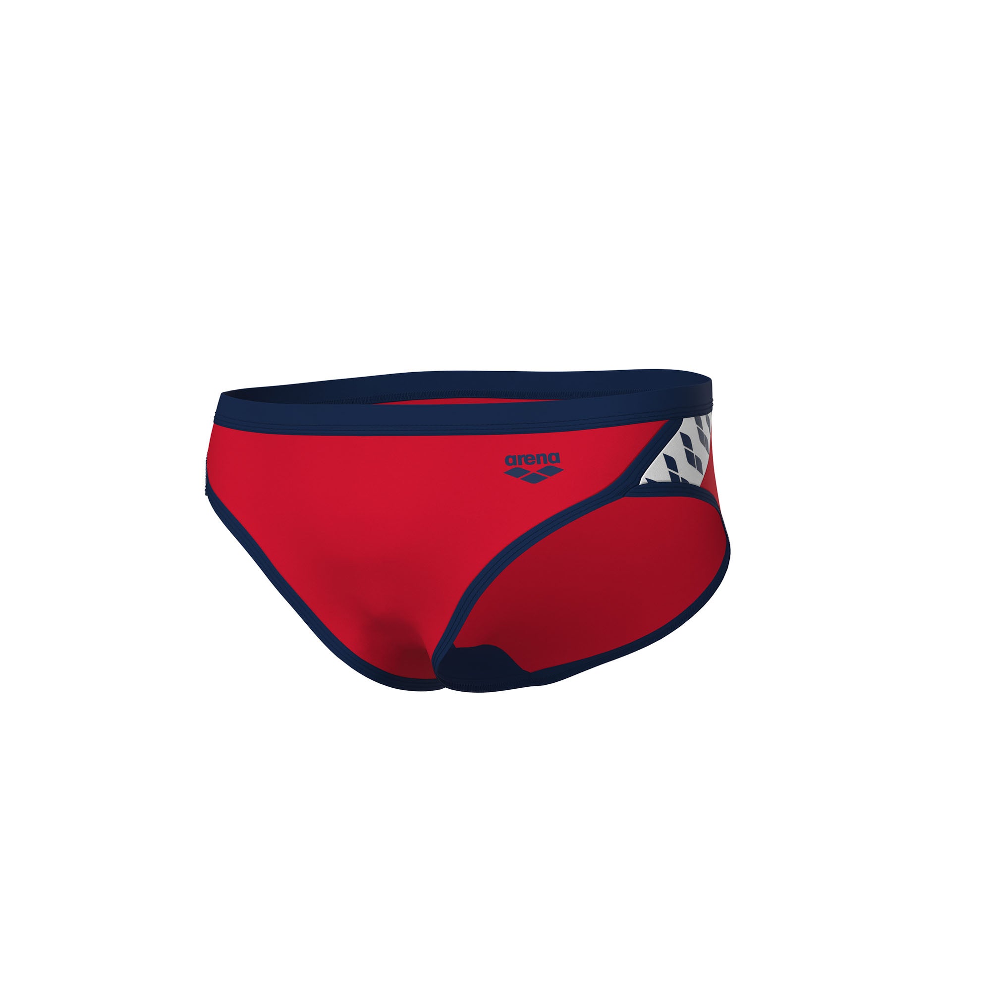 ARENA Men's Arena Icons Swim Briefs Solid Red Navy 005045 417 ARENA Men's Arena Icons Swim Briefs Solid Red Navy 005045 417