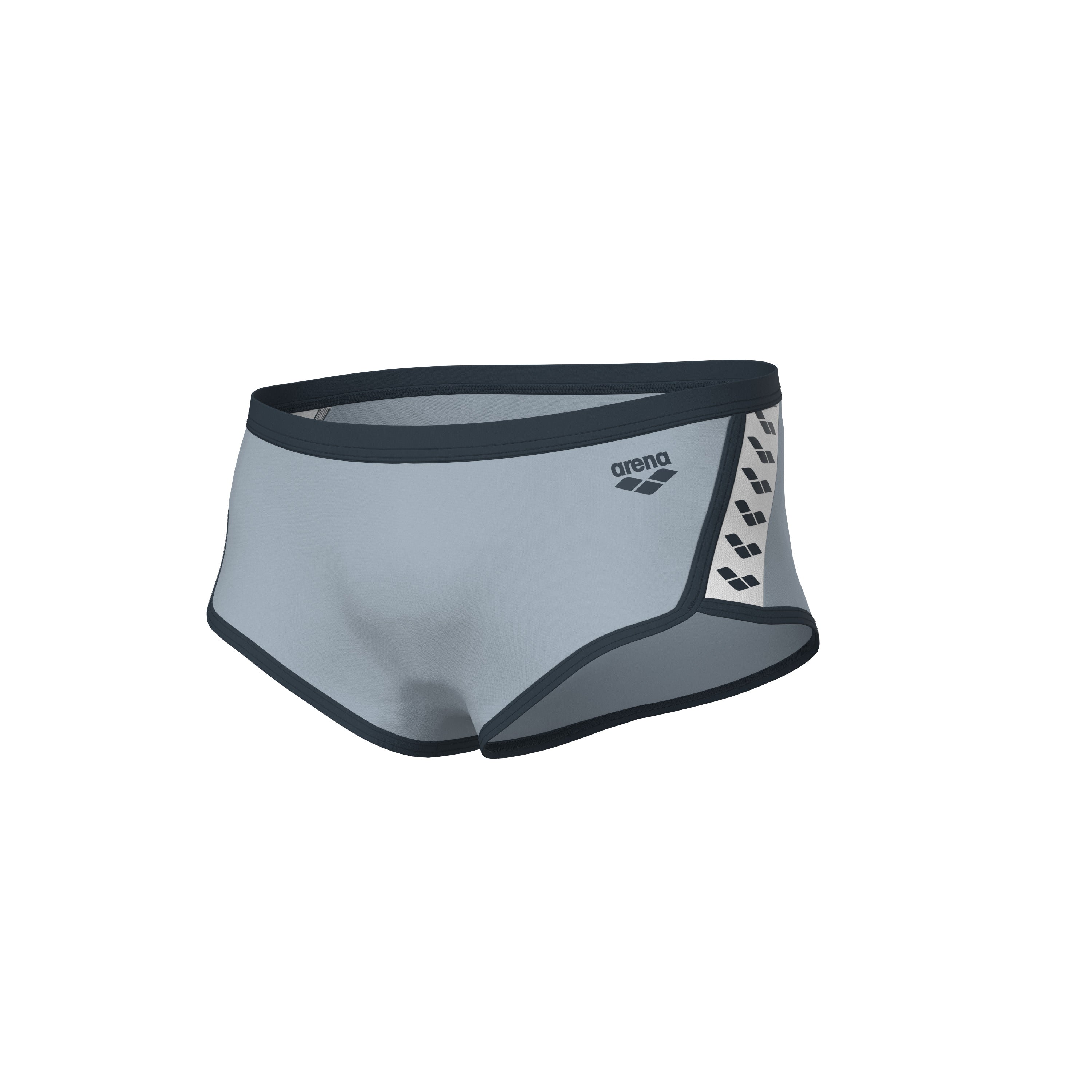 ARENA Man Low Waist Short ICONS SWIM SOLID Sea Foam-Asphalt 005046 551 ARENA Man Low Waist Short ICONS SWIM SOLID Sea Foam-Asphalt 005046 551