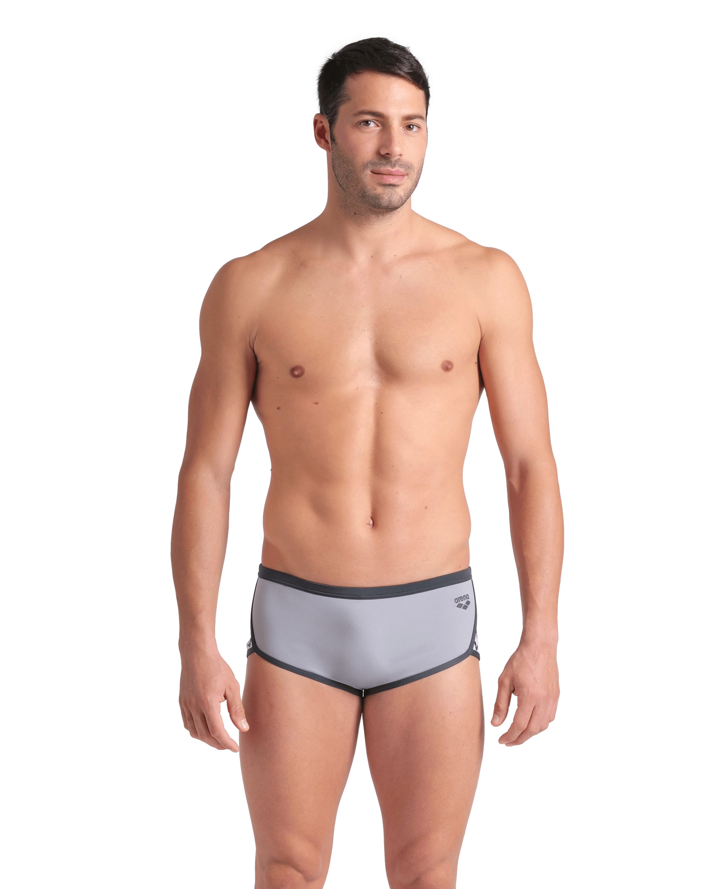 ARENA Man Low Waist Short ICONS SWIM SOLID Sea Foam-Asphalt 005046 551 ARENA Man Low Waist Short ICONS SWIM SOLID Sea Foam-Asphalt 005046 551