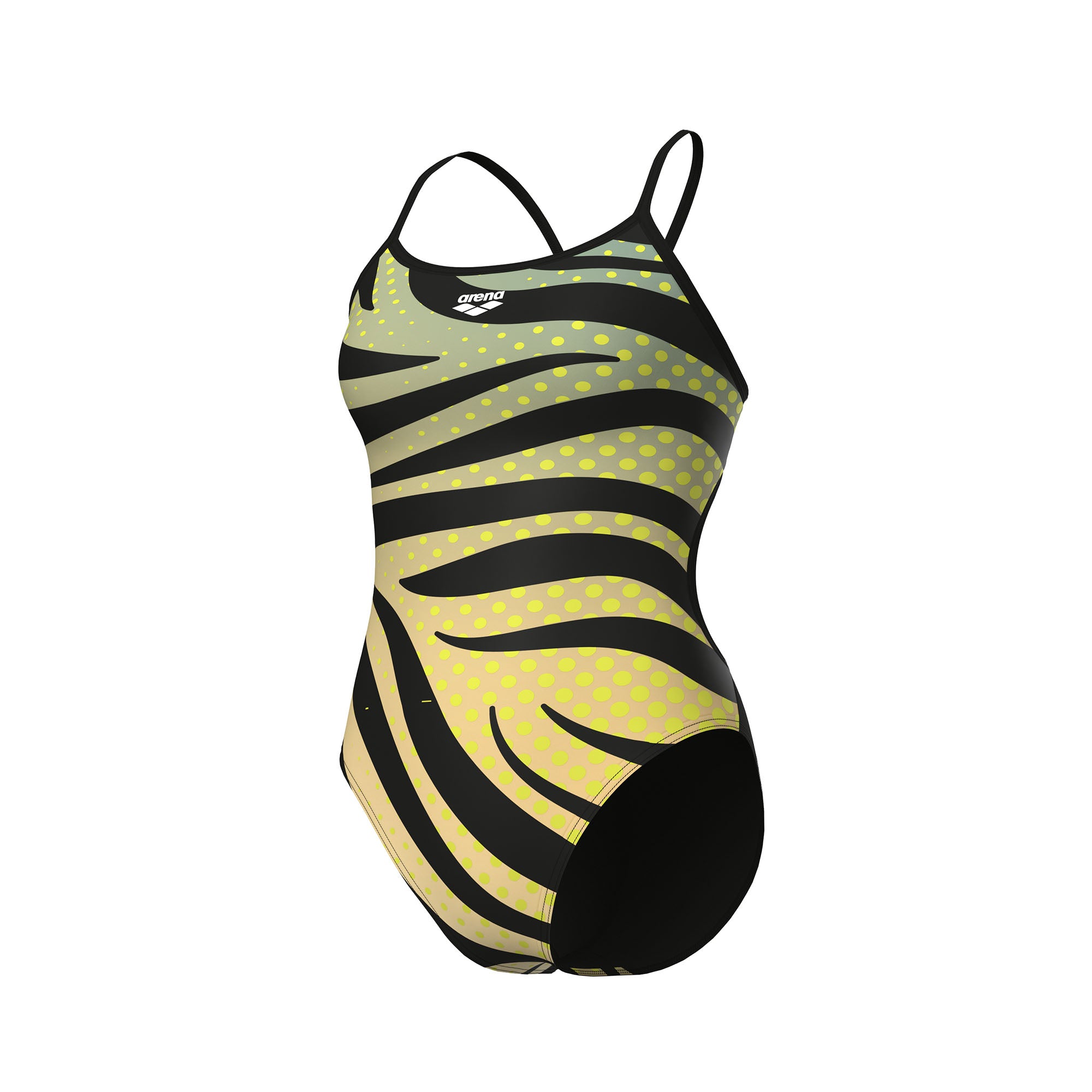 ARENA  WOMEN'S MULTISTRIPES SWIMSUIT LACE BACK 007158 560 ARENA  WOMEN'S MULTISTRIPES SWIMSUIT LACE BACK 007158 560