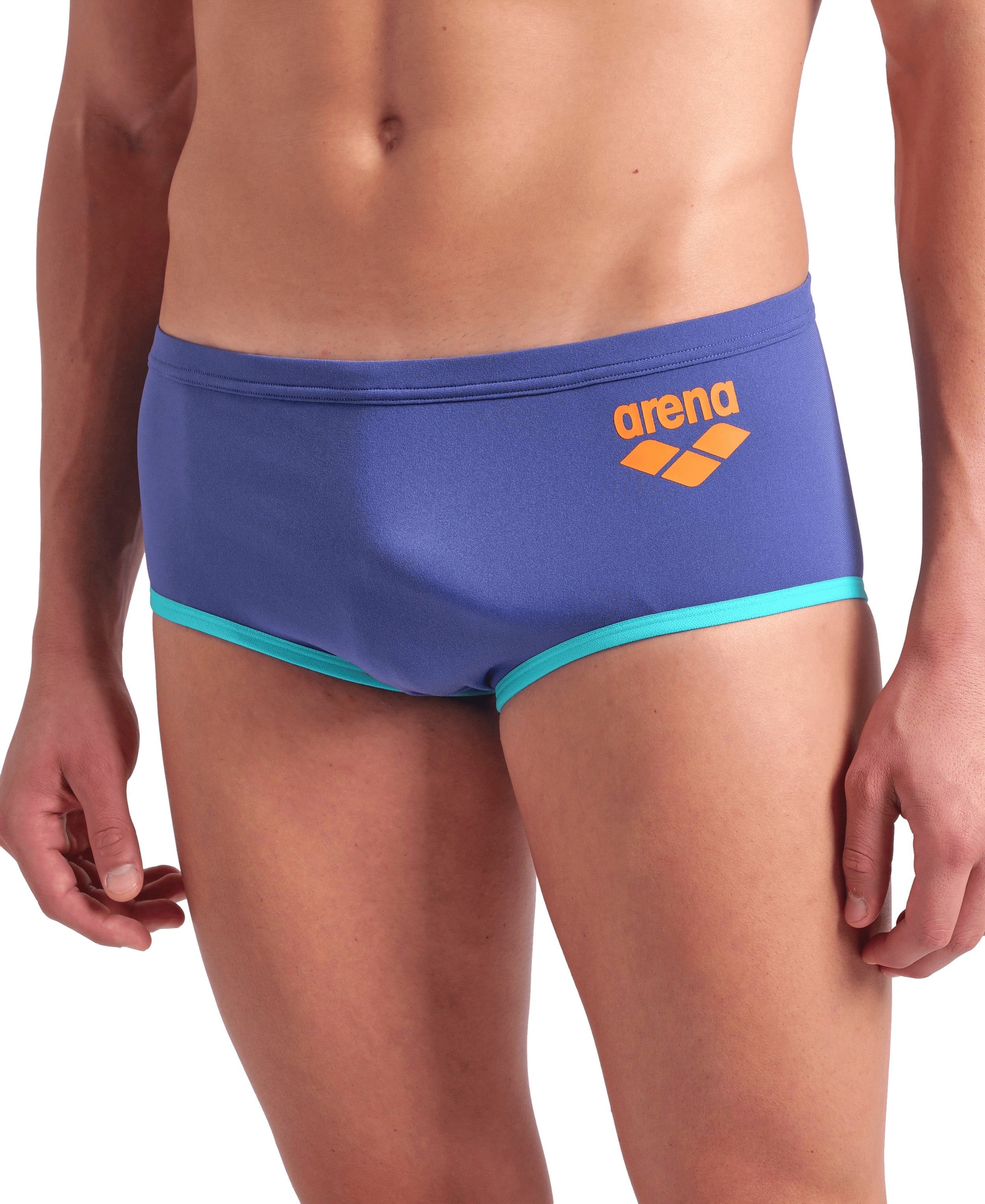 ARENA Men One Low Waist Short Big Logo Future Dusk Water 008549 889 ARENA Men One Low Waist Short Big Logo Future Dusk Water 008549 889