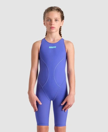 ARENA Powerskin IMPULSO Woman Open Back Juniro 008605 110 Future Dusk