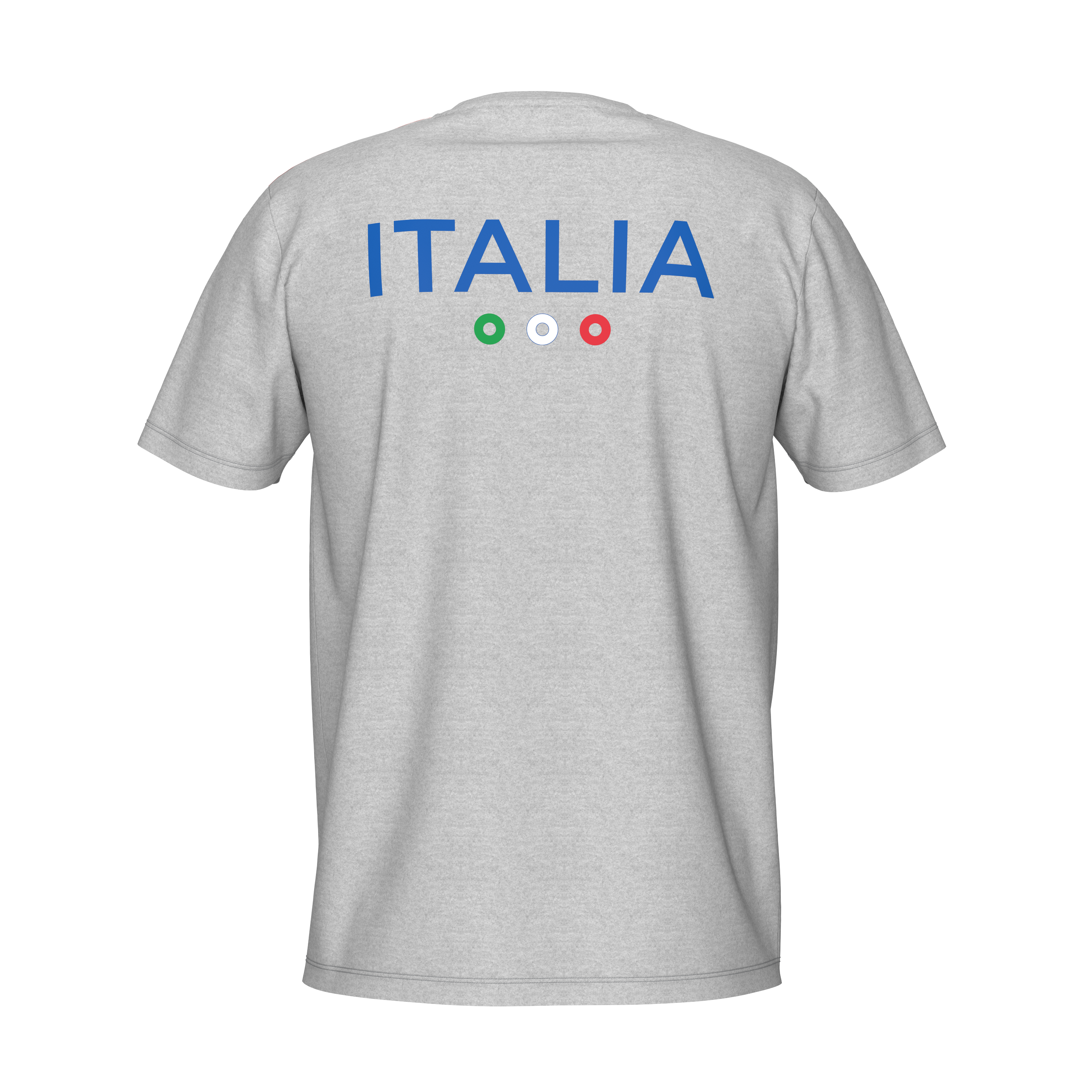 ARENA T-Shirt Italia FIN Team Stripe 010958 550 Medium Grey Melange Italia ARENA T-Shirt Italia FIN Team Stripe 010958 550 Medium Grey Melange Italia