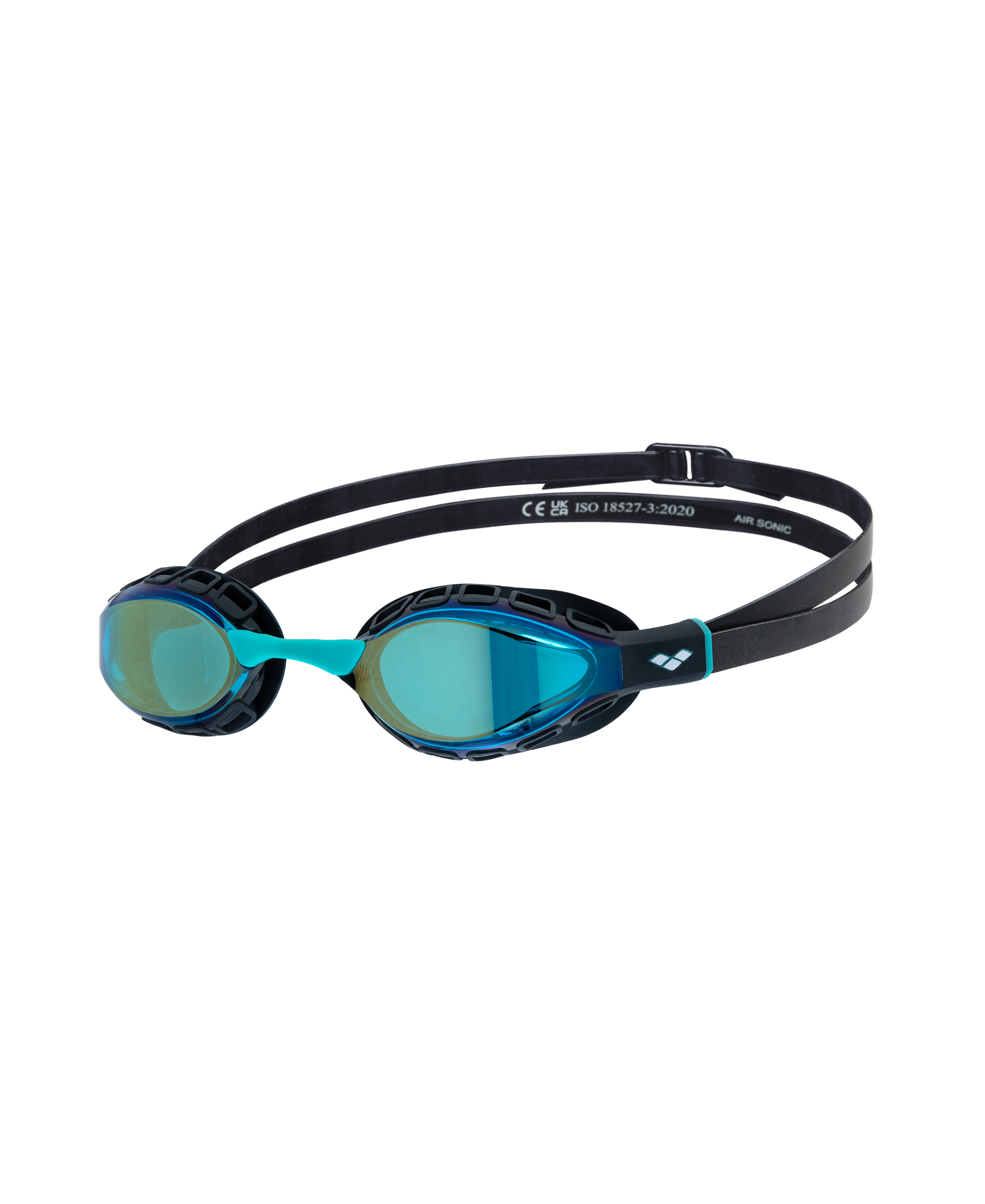 ARENA Occhialini Air Sonic Mirror 011004 150 Aqua Black ARENA Occhialini Air Sonic Mirror 011004 150 Aqua Black