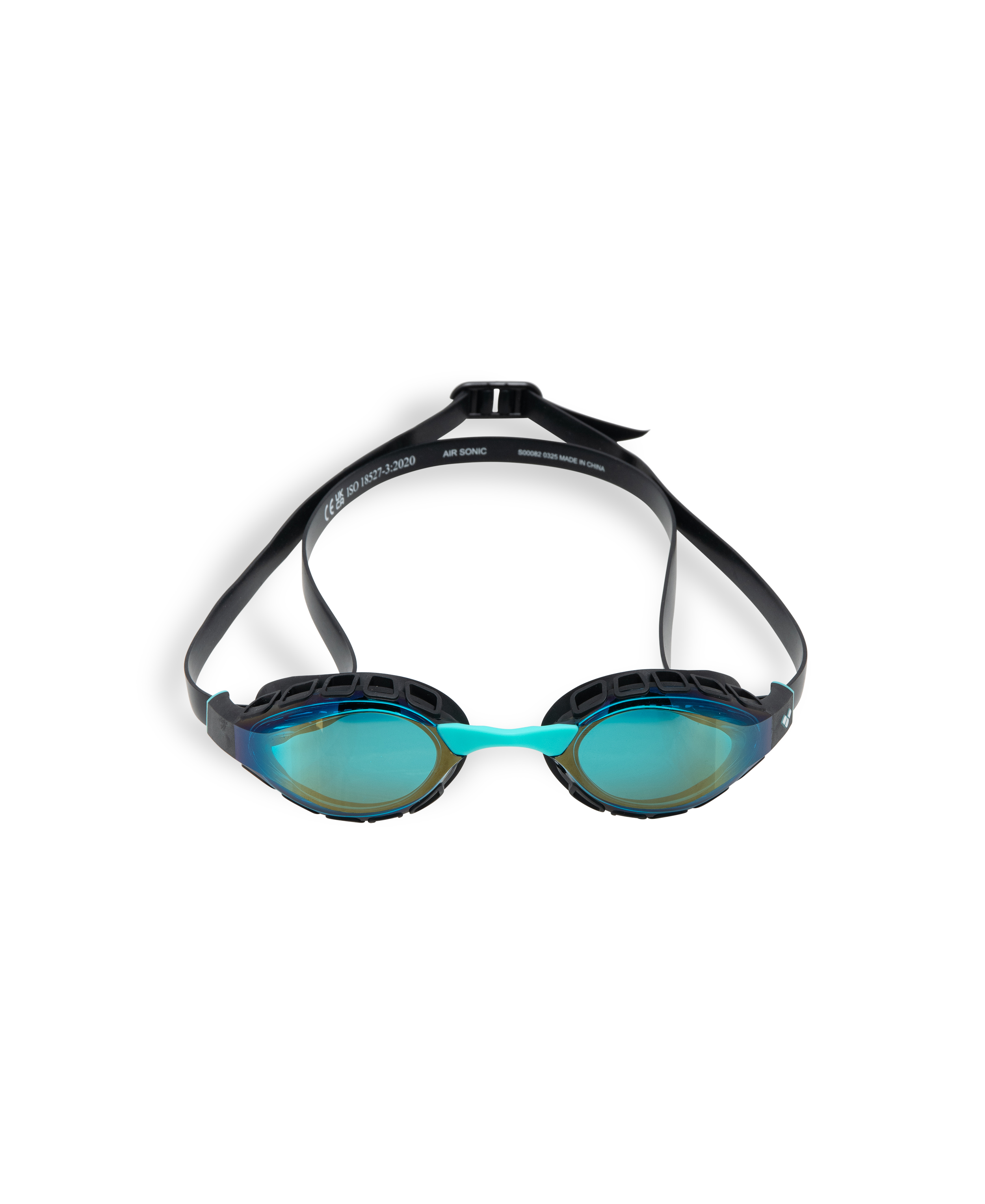 ARENA Occhialini Air Sonic Mirror 011004 150 Aqua Black ARENA Occhialini Air Sonic Mirror 011004 150 Aqua Black