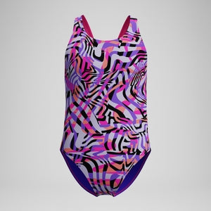 SPEEDO Girl One Piece ALLOVER LEADERBACK Woven Short 1237716012 SPEEDO Girl One Piece ALLOVER LEADERBACK Woven Short 1237716012