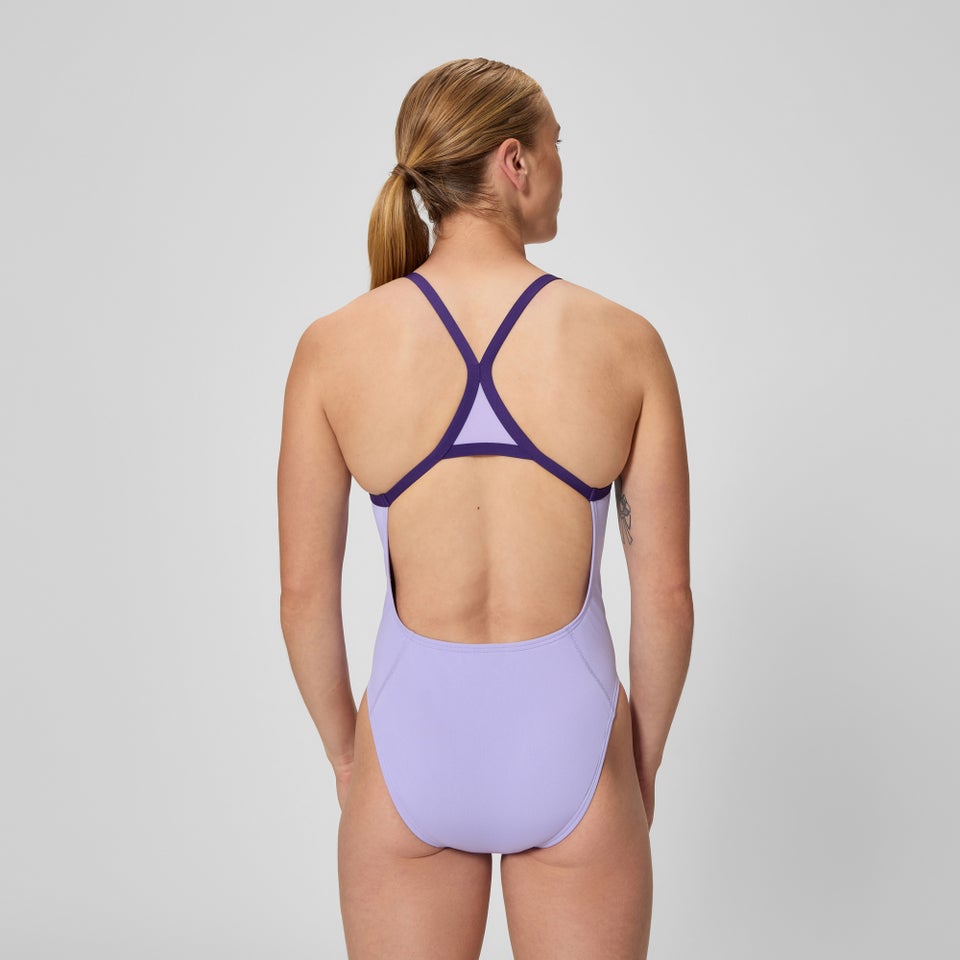 SPEEDO Woman SOLID TURNBACK 00540007 Lavander SPEEDO Woman SOLID TURNBACK 00540007 Lavander