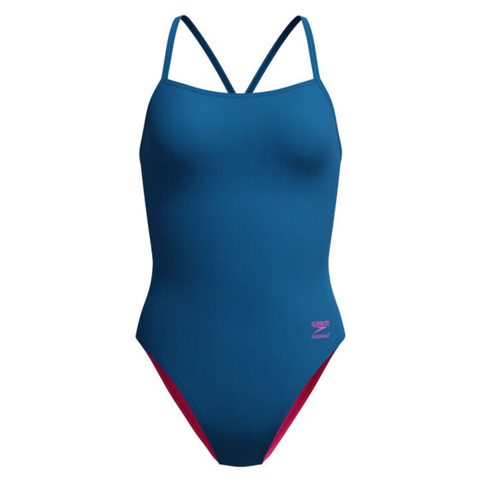 SPEEDO Woman Solid VBack 2.0 Blue Flare Pink 00477318771 SPEEDO Woman Solid VBack 2.0 Blue Flare Pink 00477318771