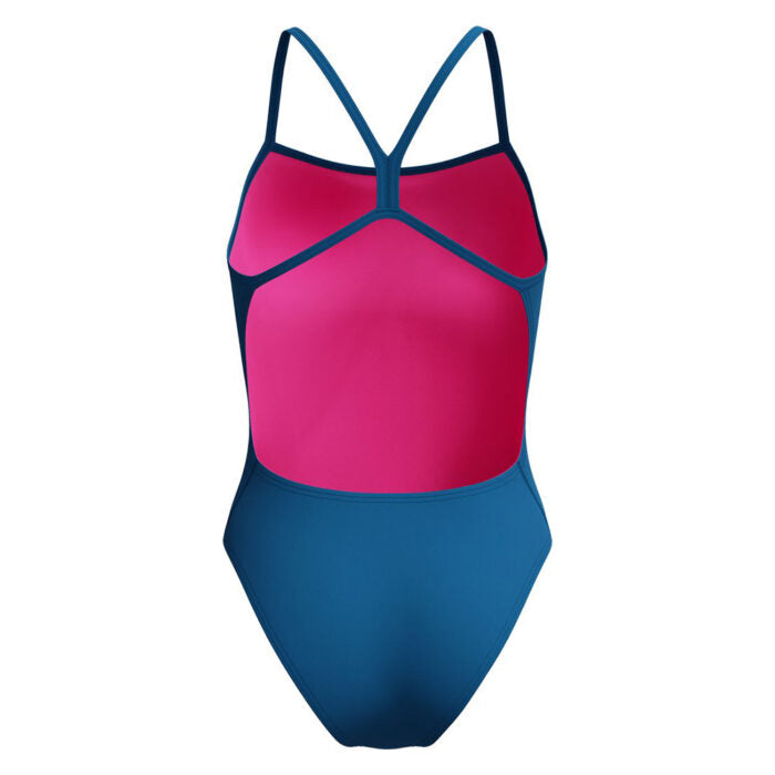 SPEEDO Woman Solid VBack 2.0 Blue Flare Pink 00477318771