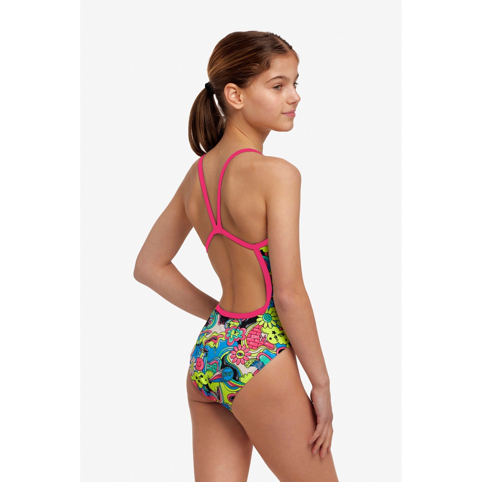 FUNKITA Girls Strap One Piece Smash Mouth FS16G71625 FUNKITA Girls Strap One Piece Smash Mouth FS16G71625