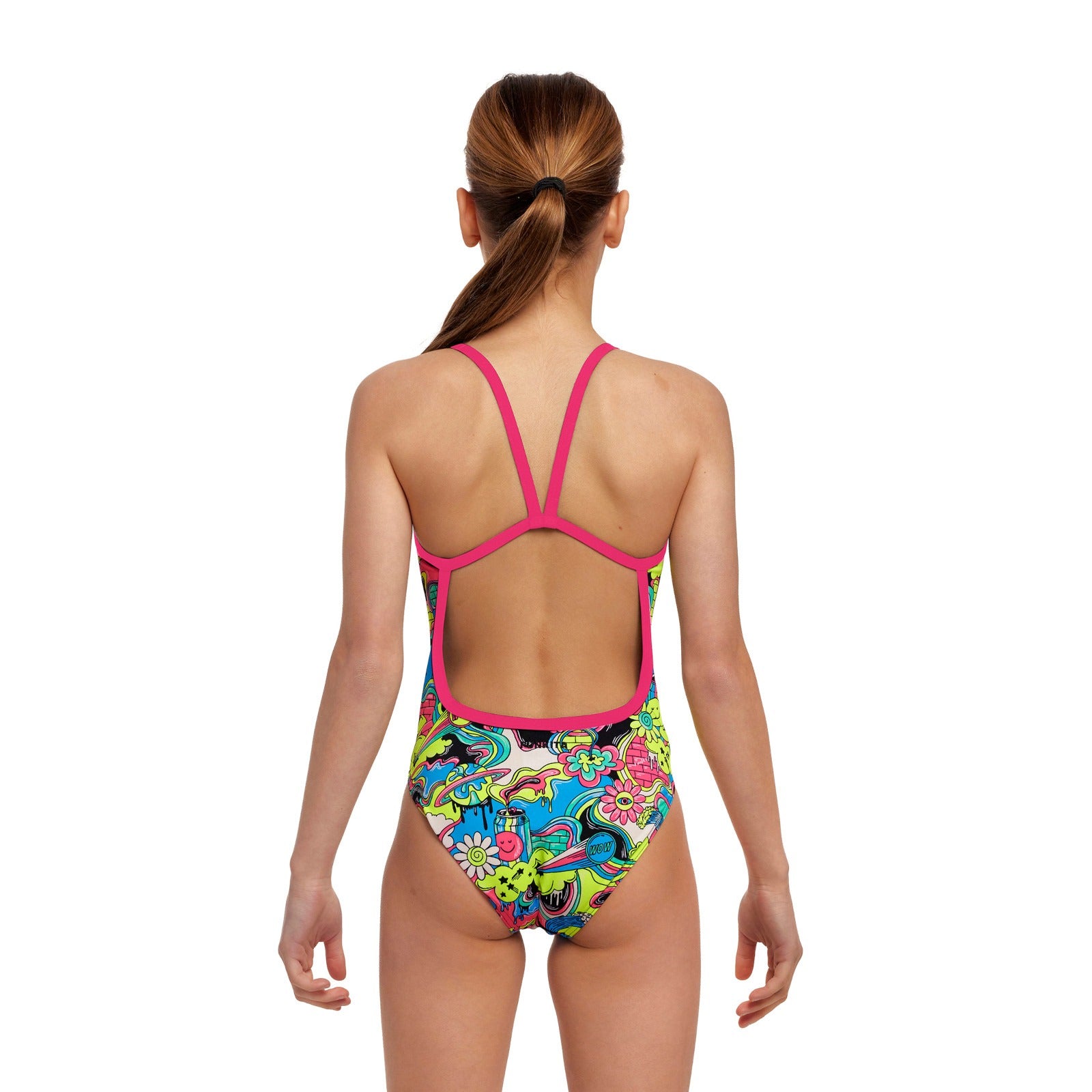 FUNKITA Girls Strap One Piece Smash Mouth FS16G71625 FUNKITA Girls Strap One Piece Smash Mouth FS16G71625