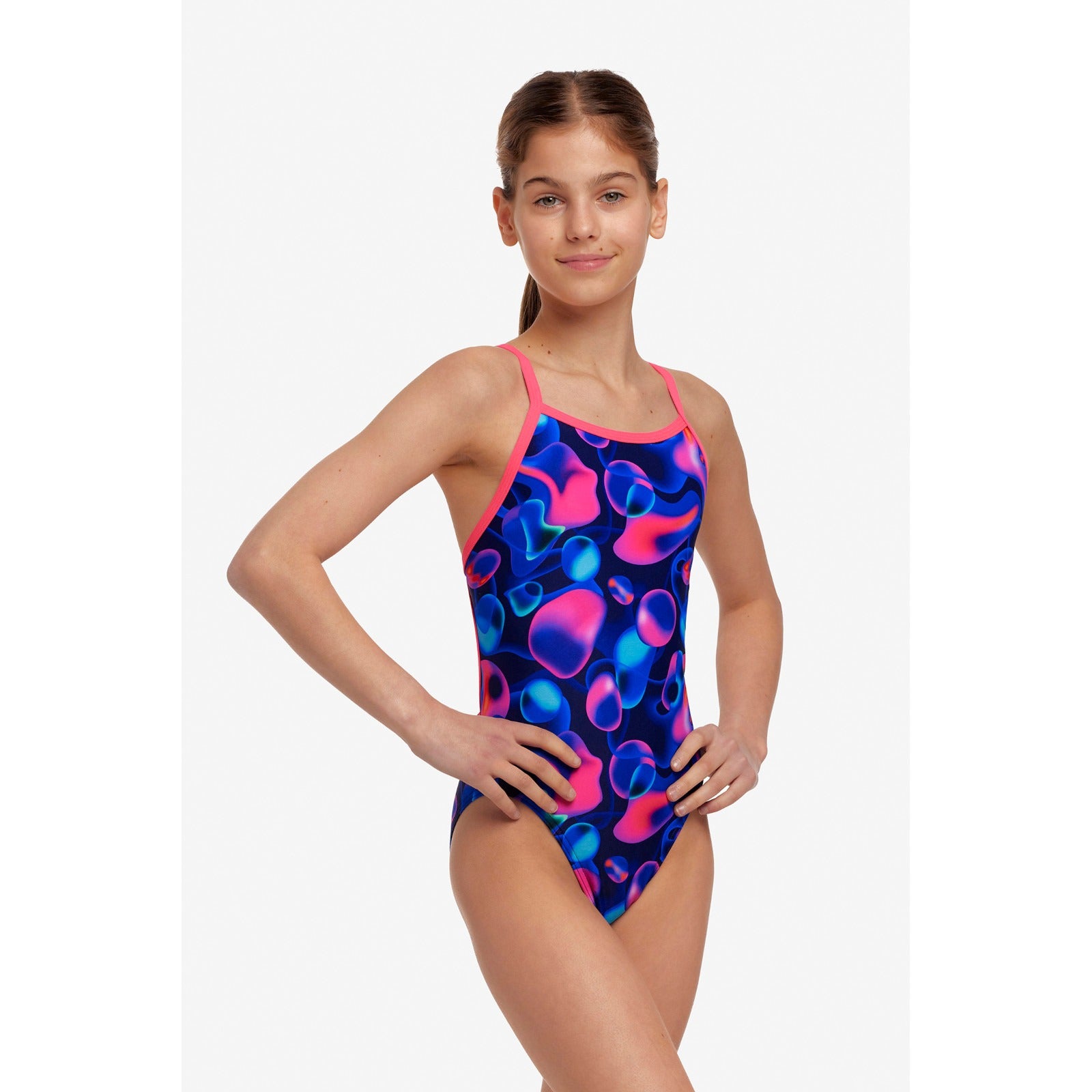 FUNKITA Girls Strap One Piece Liquid Lights FS16G71655 FUNKITA Girls Strap One Piece Liquid Lights FS16G71655