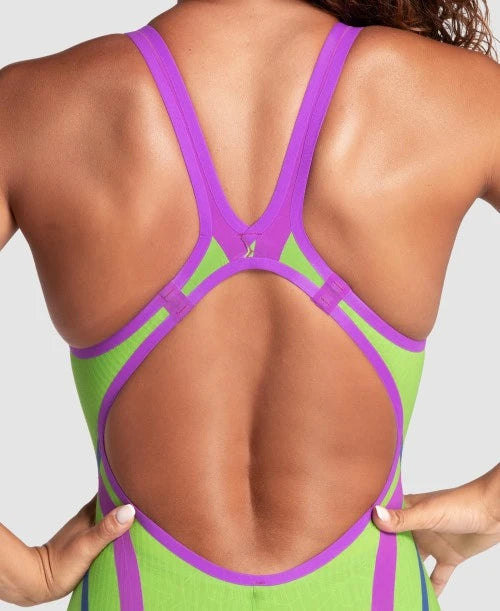 ARENA Woman Powerskin PRIMO Emerald Boa Open Back SL 007768 200 ARENA Woman Powerskin PRIMO Emerald Boa Open Back SL 007768 200