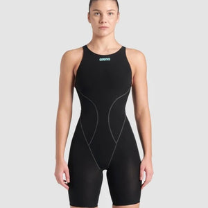 ARENA Powerskin IMPULSO Woman Open Back 008603 100 Black