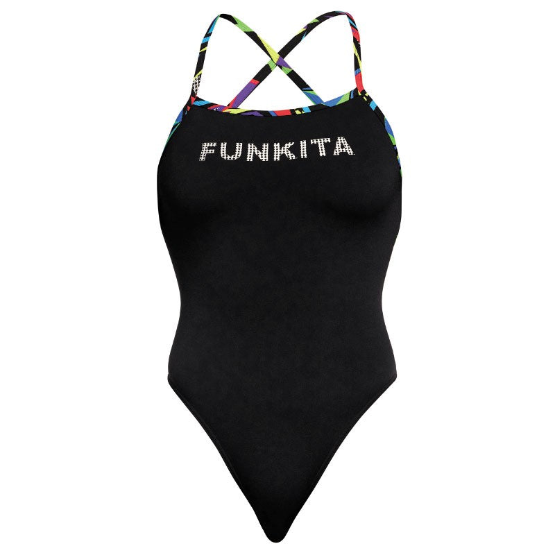 FUNKITA Woman One Piece Beat in Black FS38L71656 FUNKITA Woman One Piece Beat in Black FS38L71656