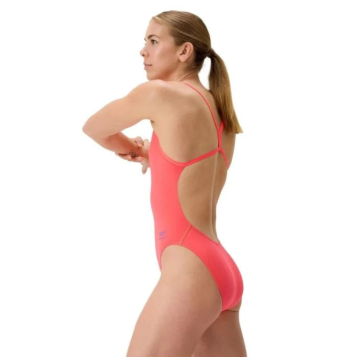 SPEEDO Woman Solid VBack 2.0 Neon Coral 00477318663 SPEEDO Woman Solid VBack 2.0 Neon Coral 00477318663