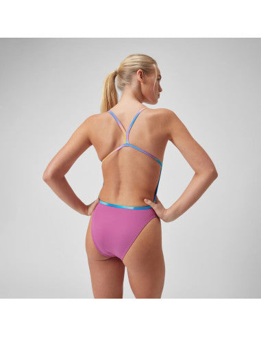 SPEEDO Woman Solid VBack Kiki Pink 003179 17207