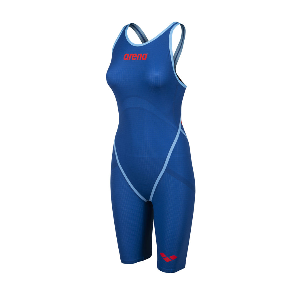ARENA Woman Open Back Competition POWERSKIN CARBON CORE FX 003655 730 Ocean Blue ARENA Powerskin carbon Core FX per gara blu