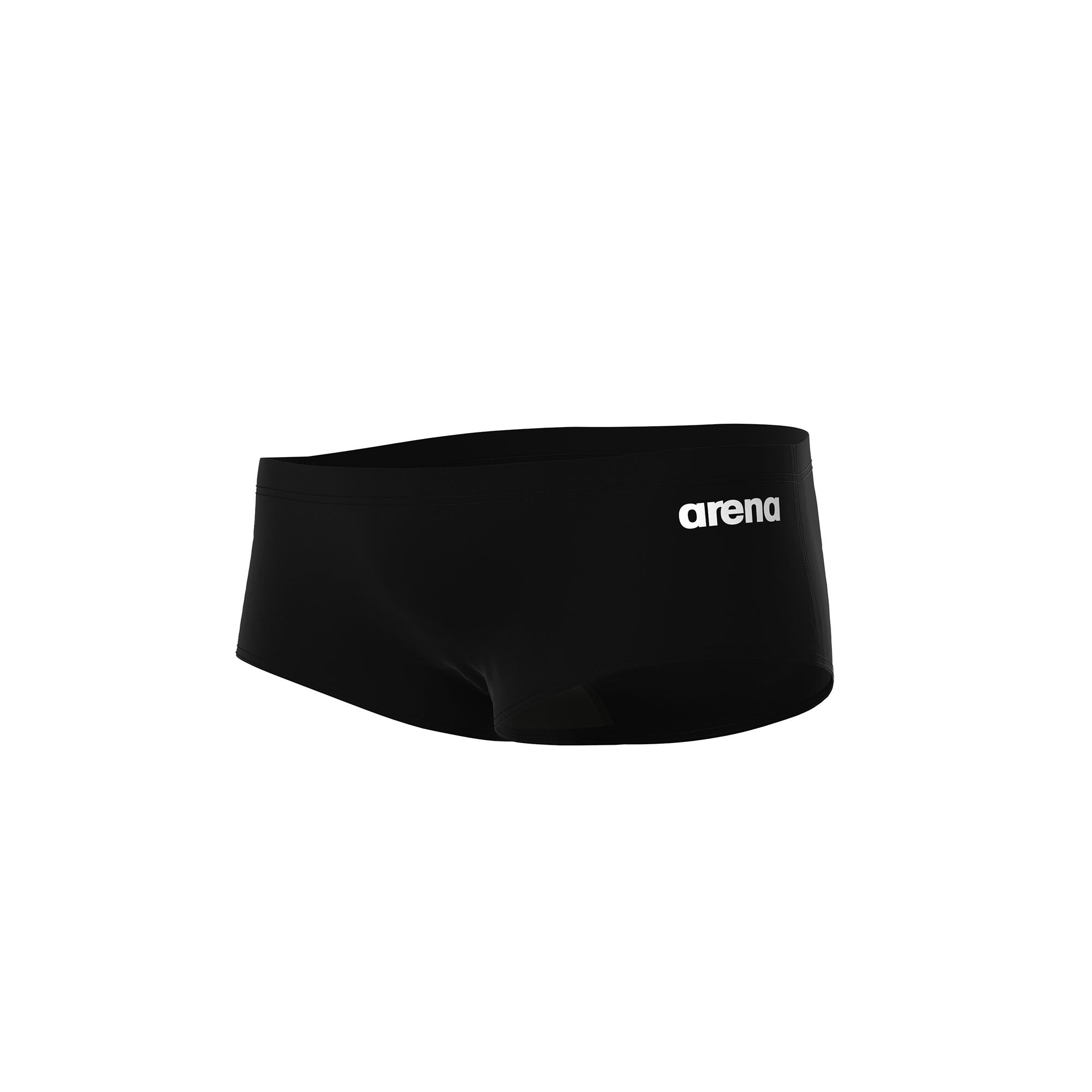 ARENA Men's Team Swim Low Waist SHORT Solid 004775 550 Black White ARENA Men's Team Swim Low Waist SHORT Solid 004775 550 Black White