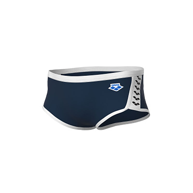 ARENA Man Low Waist Short ICONS SWIM SOLID 005046 701 Navy White