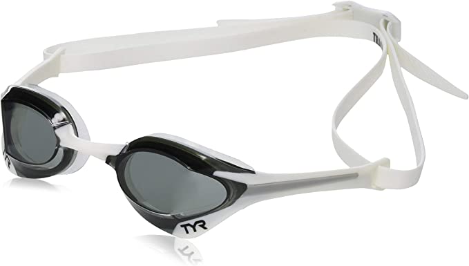 TYR tracer x elite RACE Goggles LGTRXEL Tracer x Elite occhialino da gara unisex bianco nero