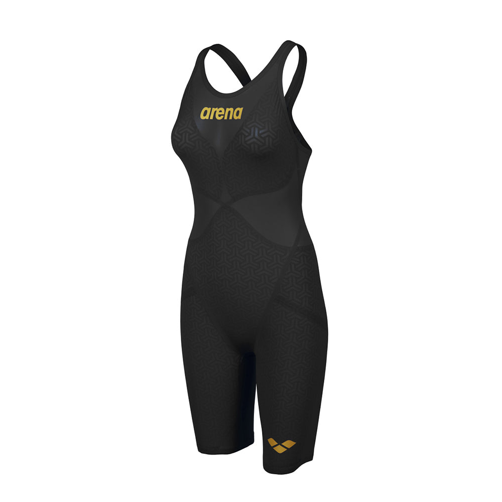 ARENA Woman Open Back Competition CARBON GLIDE 003663 105 Black Gold ARENA Woman Open Back Competition CARBON GLIDE 003663 105 Black Gold
