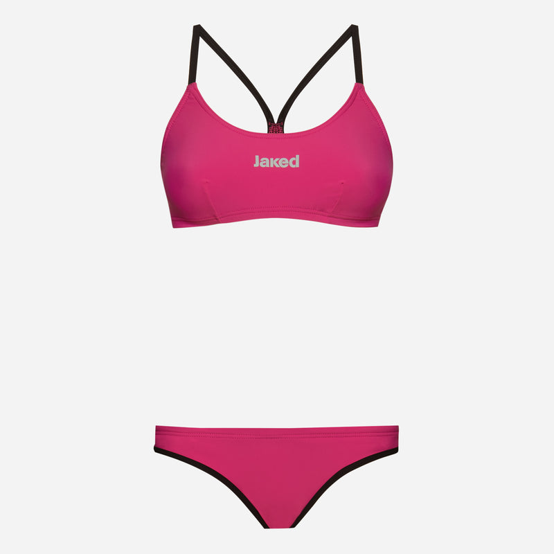 Due pezzi tecnico Firenze Jaked Fucsia/Nero