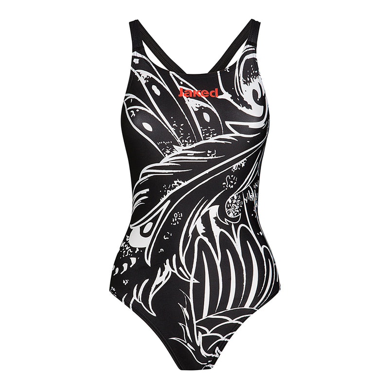 JAKED Woman One Piece BLACK SWAN JCOLD11006