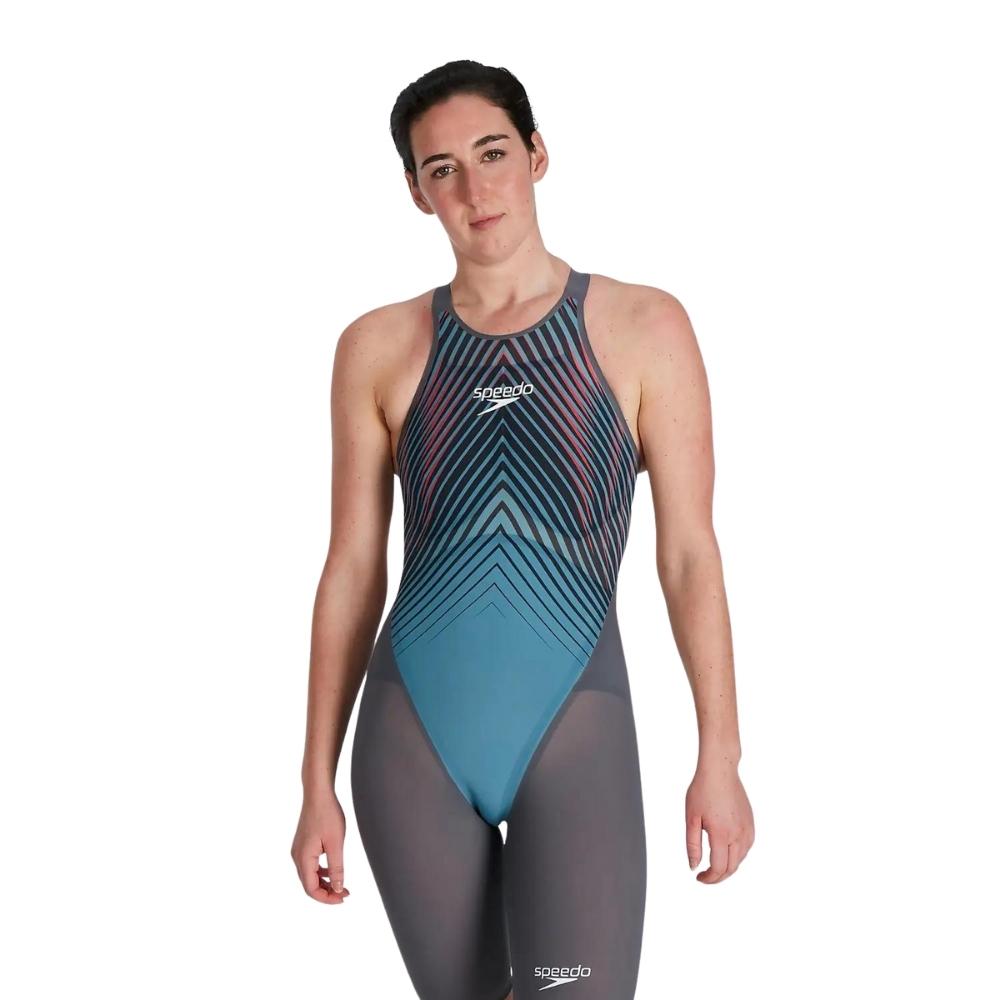 SPEEDO Woman Close Back Competition LZR PURE VALOR 11979 H147 Grey/Blue SPEEDO Woman Close Back Competition LZR PURE VALOR 11979 H147 Grey/Blue