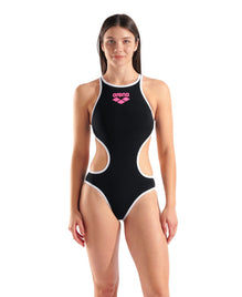 ARENA Woman One Piece ONE BIGLOGO 001198 510 Black White