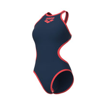 ARENA Woman One Piece ONE BIGLOGO 001198 791 Navy-Fluo Red